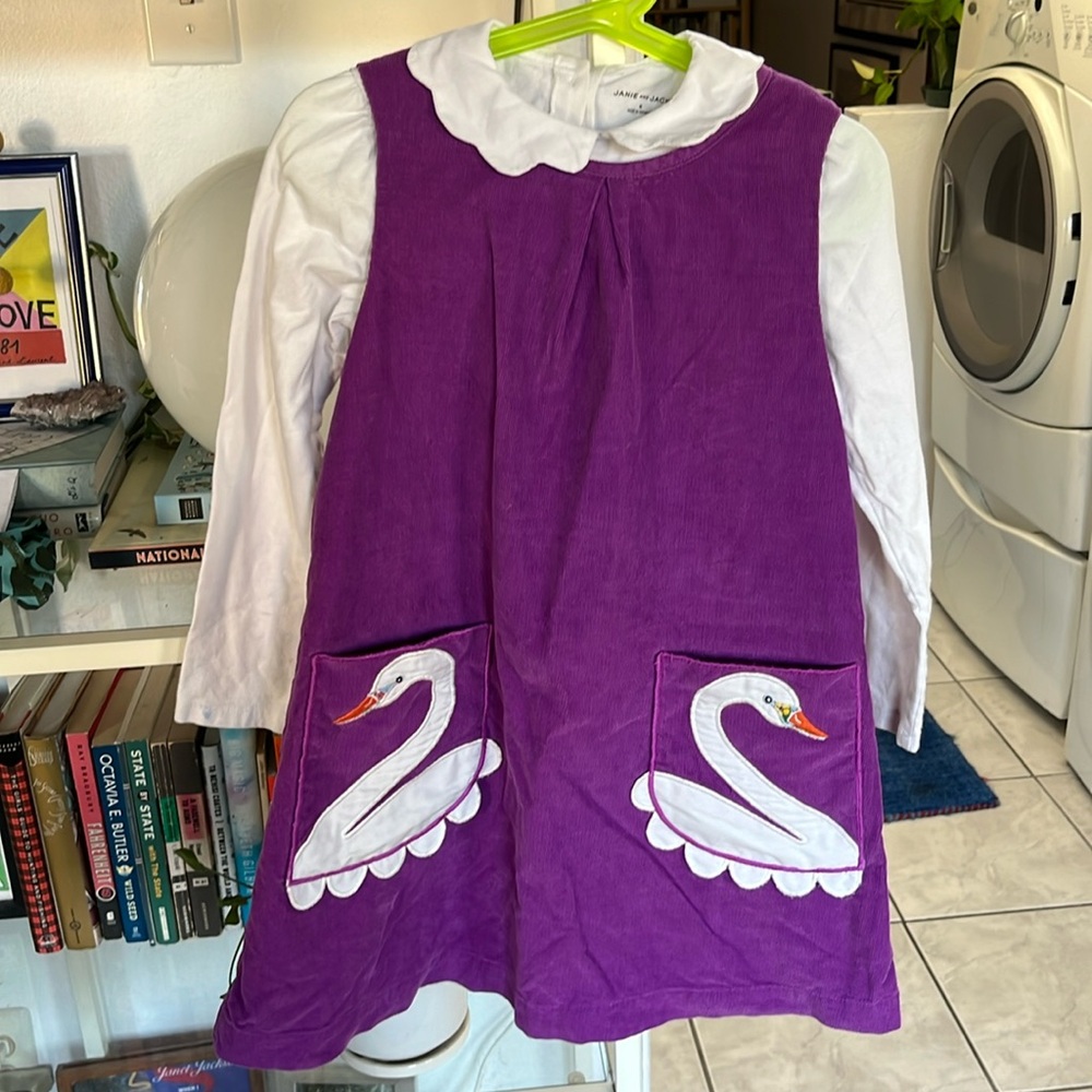 Mini Boden swan dress